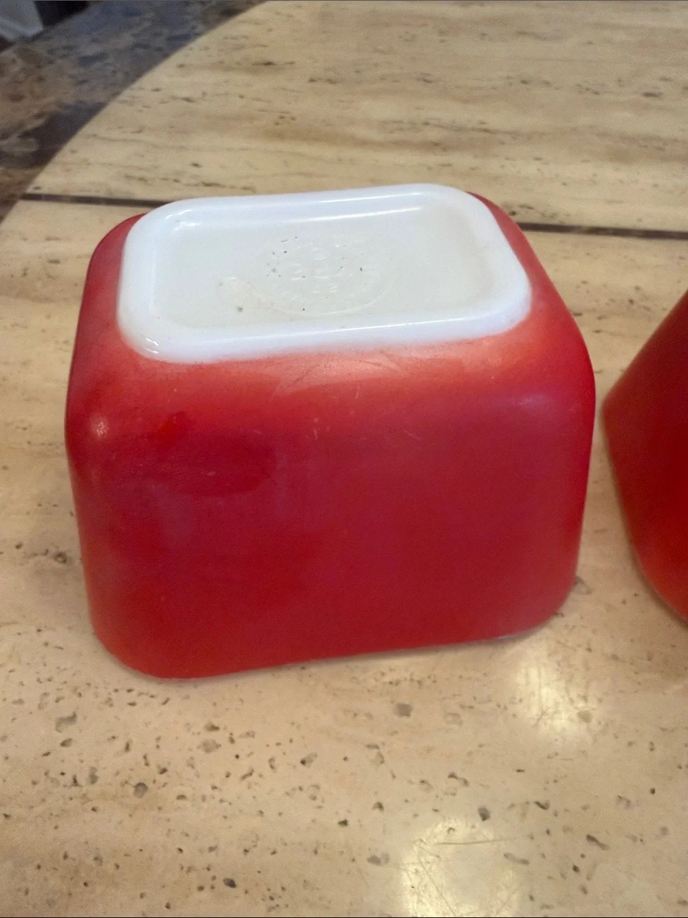 Pyrex primary colors refrigerator dish